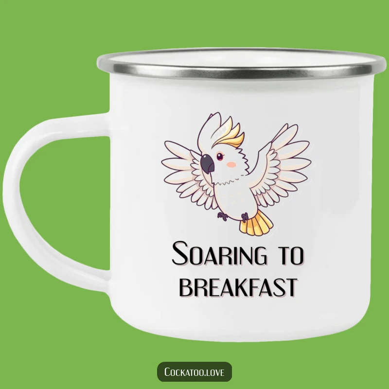 Funny Cockatoo Explorer Mug - Durable Bird Mug for Adventure