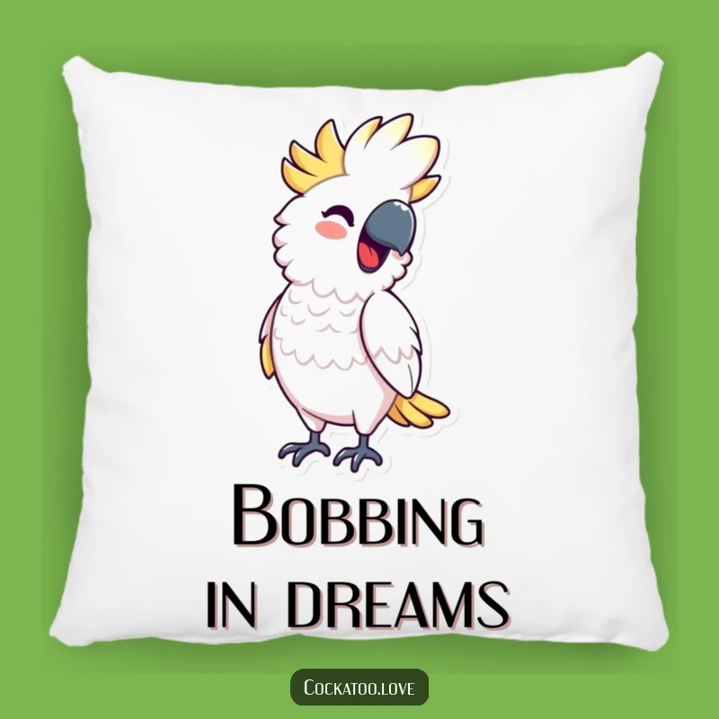 Funny Cockatoo Rhythm Pillow - Cozy Moves, a Hilarious Gift!