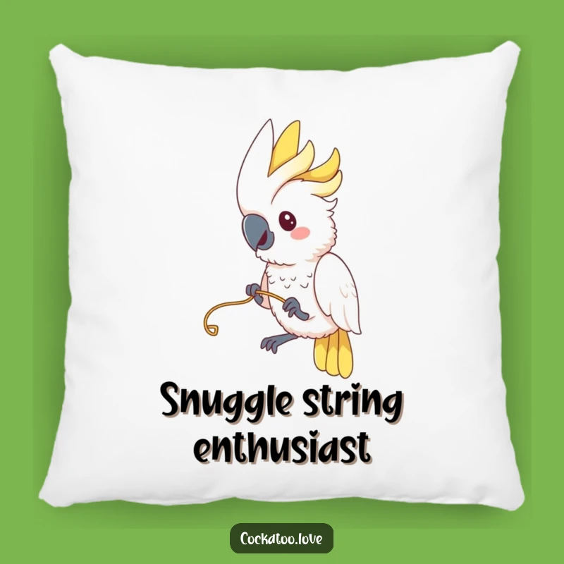 Funny Cockatoo Play Pillow - Soft & Cozy Accent Pillow