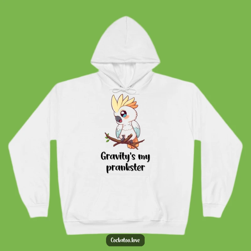 Cozy Funny Cockatoo Tumble Hoodie a Warm Surprised Gift