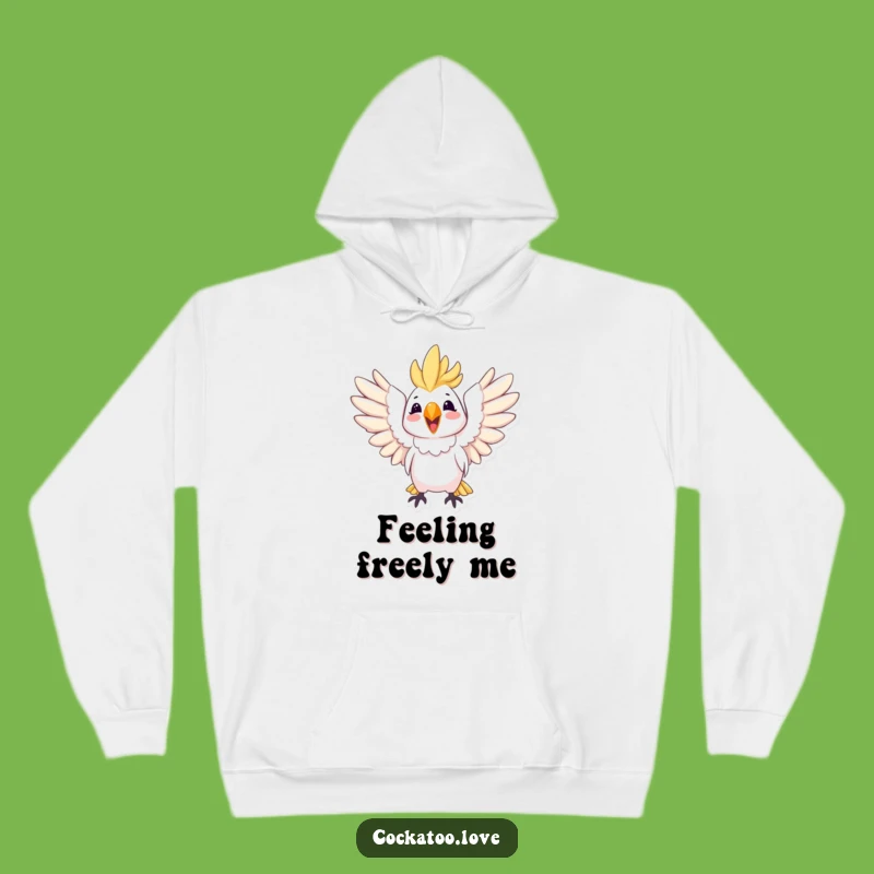 Funny Joyful Cockatoo Hoodie: Cozy Comfort & Happy Vibes, Perfect Gift!