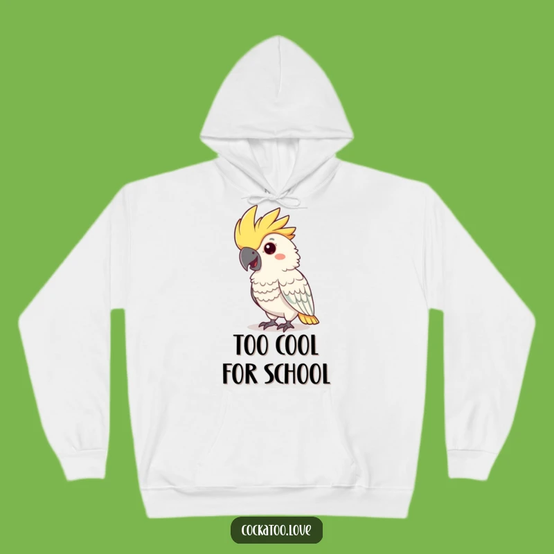 Funny Cockatoo Hoodie: Cozy Bird Design for Warm Laughter