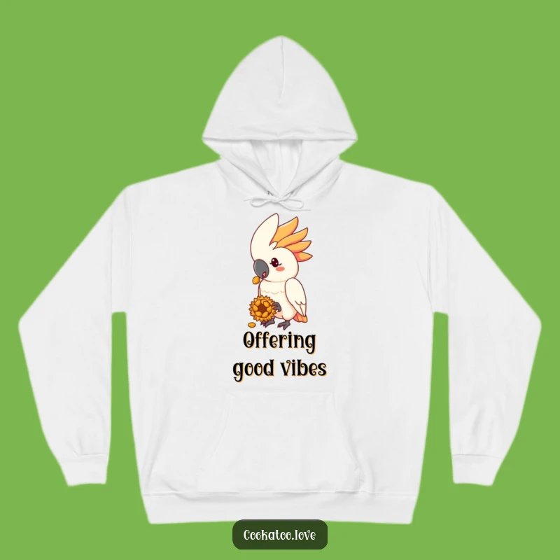 Funny Cockatoo Seed Treat Hoodie: Cozy Up with This Generous Bird's Humorous Design