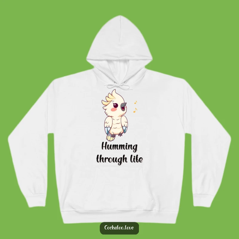 Funny Cockatoo Melody Hoodie - Cozy & Cheerful Bird Hoodie Gift