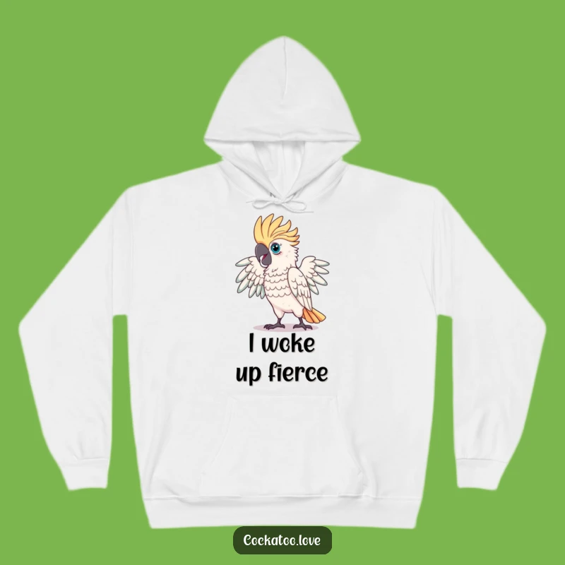 Cozy Funny Proud Cockatoo Hoodie: Dramatic Comfort - Great Funny Gift!