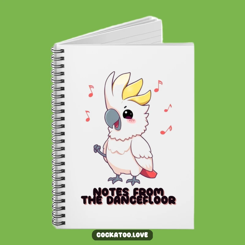 Funny Cockatoo Music Notebook - Hilarious Journal for Bird Lovers, Perfect Gift!