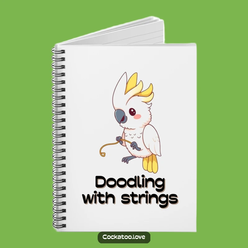 Funny Cockatoo Play Notebook - Playful Bird Journal for Ideas