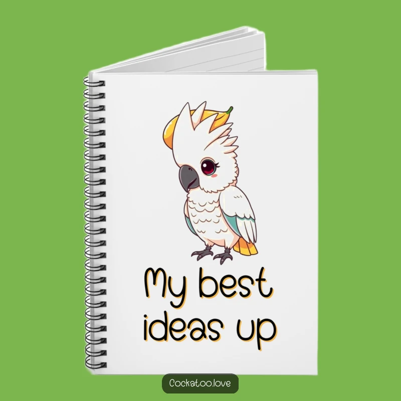 Funny Cockatoo Fruit Balance Notebook a Focused Journal Gift