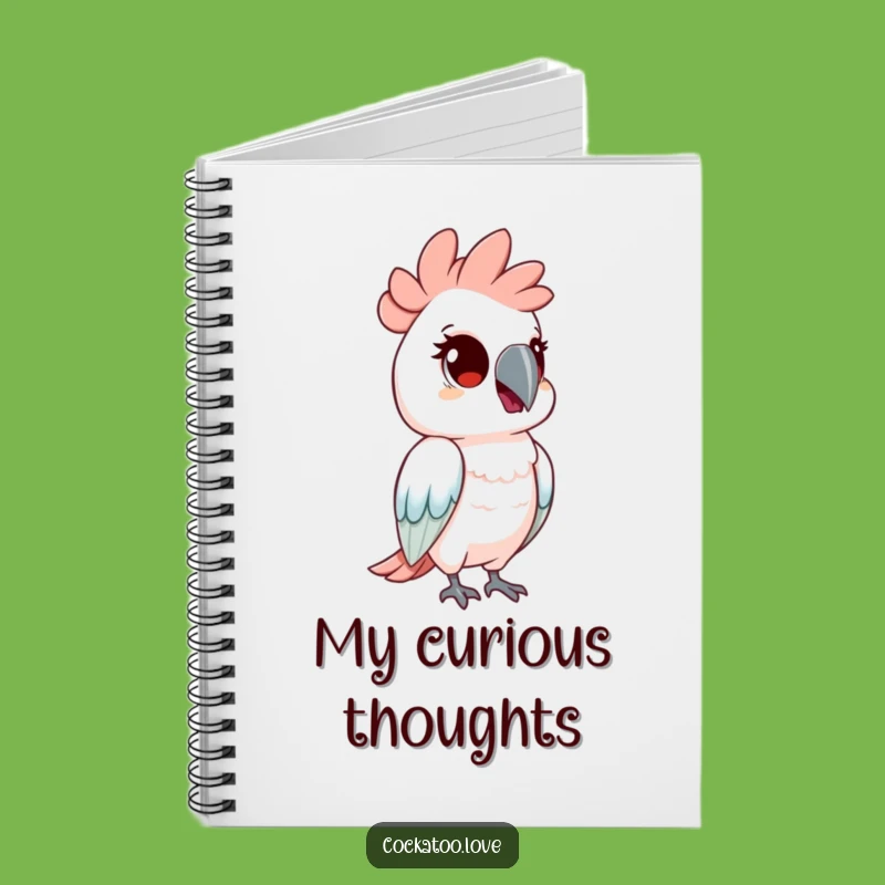 Funny Curious Cockatoo Notebook: Head Tilt, Journal Your Curious Funny Gift Ideas