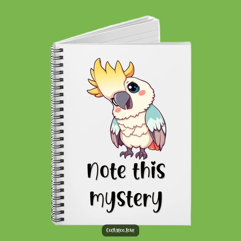 Funny Curious Cockatoo Notebook: Jot Down Your Observations with This Bird!
