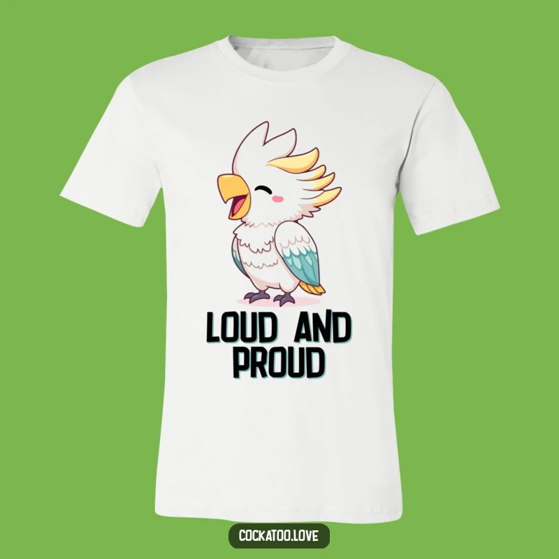 Funny Cockatoo Squawk T-Shirt - Cheerful Bright Beak Bird Tee, Ideal Humorous Gift