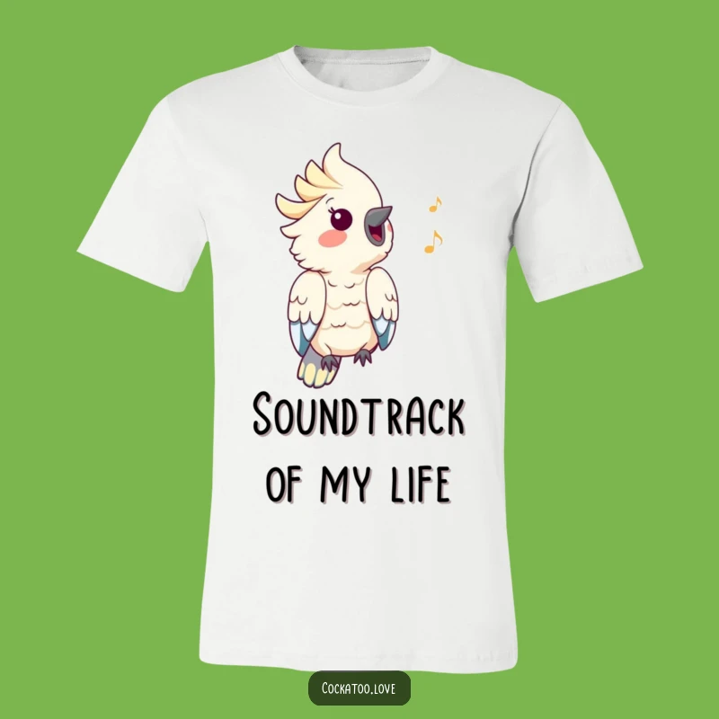 Funny Cockatoo Whistling T-Shirt - Musical Bird Tee, Perfect Funny Gift