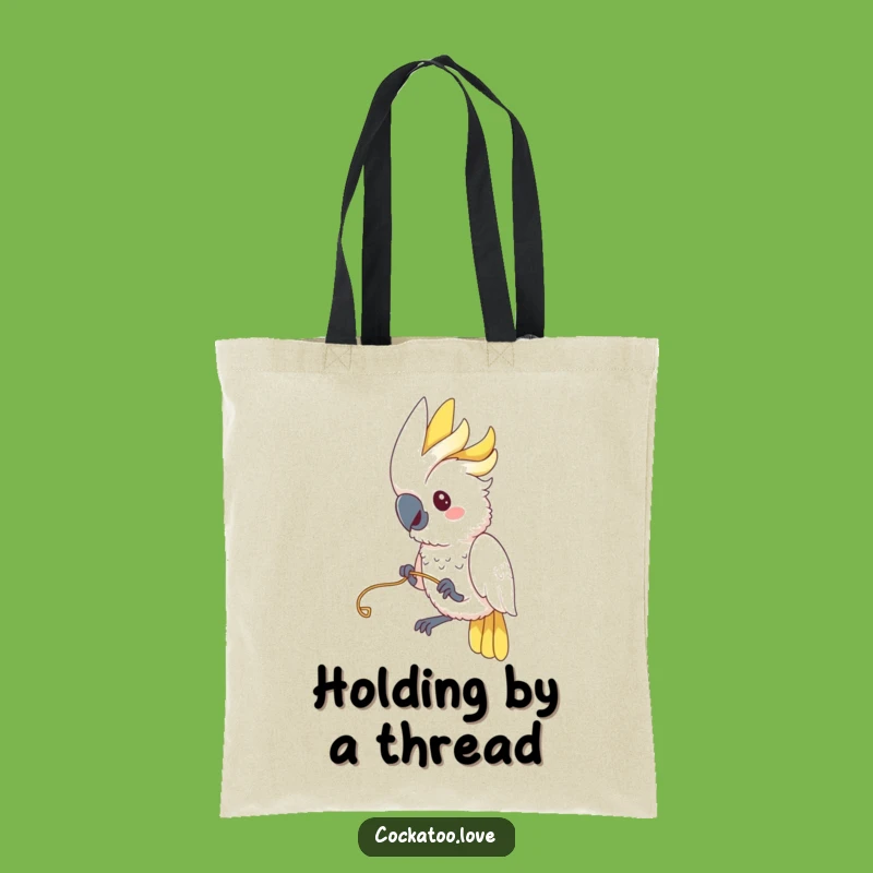 Funny Cockatoo Playful Tote Bag - Carry Your Fun with Style